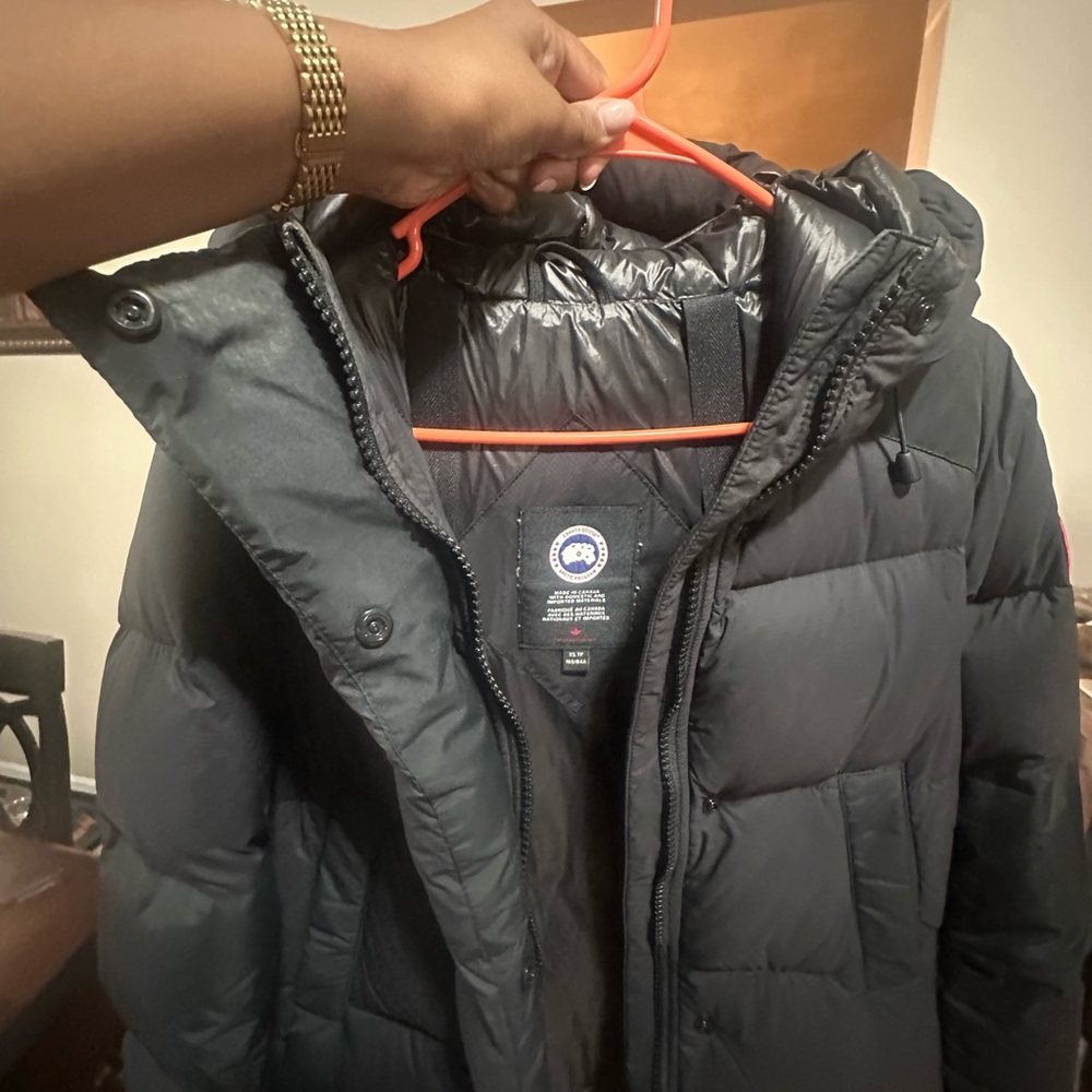 Canada Goose Charcoal Puffer Coat